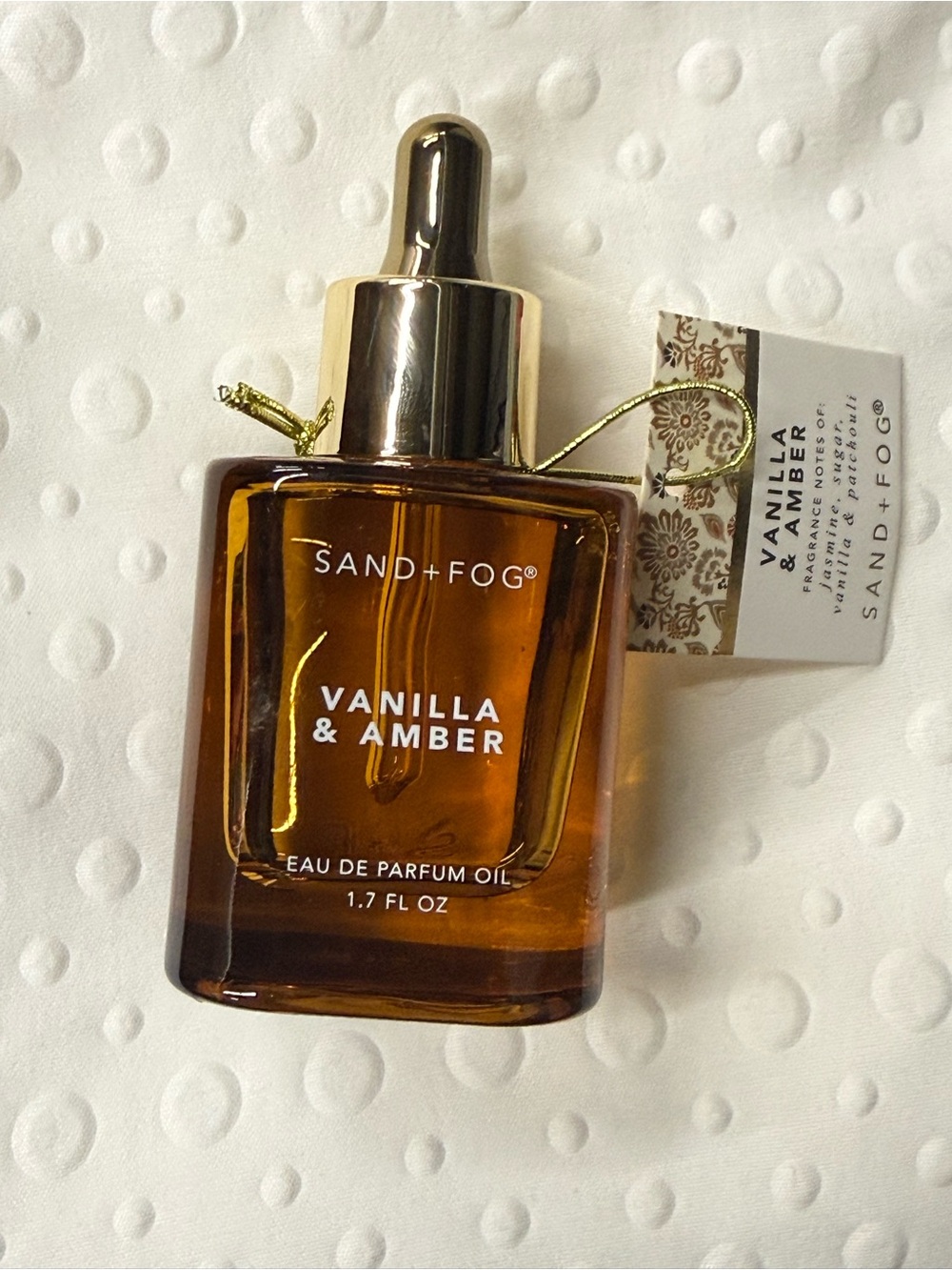 SAND+FOG Vanilla & Amber Eau de Parfum Oil